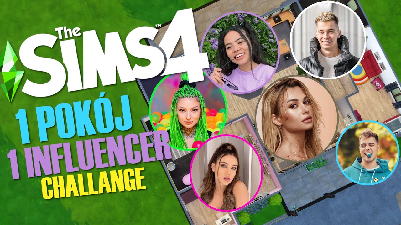 THE SIMS 4, ALE KAŻDY POKÓJ TO INNY INFLUENCER🤯