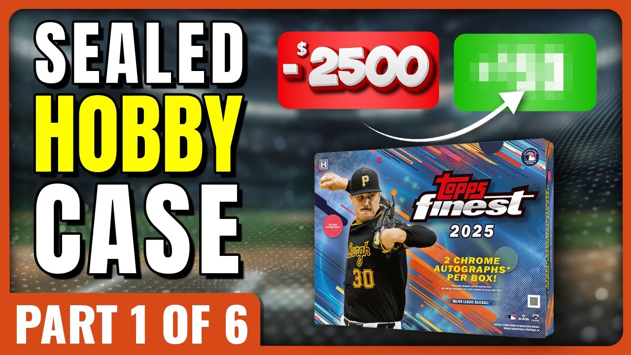 🚨 FULL CASE PROFIT CHALLENGE🚨 2025 TOPPS FINEST HOBBY BOXES - PART 1 OF 6