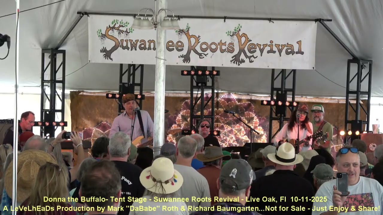 Donna the Buffalo- Tent Stage - Suwannee Roots Revival - Live Oak, Fl  10-11-2025