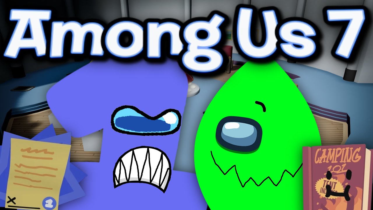 Персонажи BFDI играют в Among Us [Часть 7]