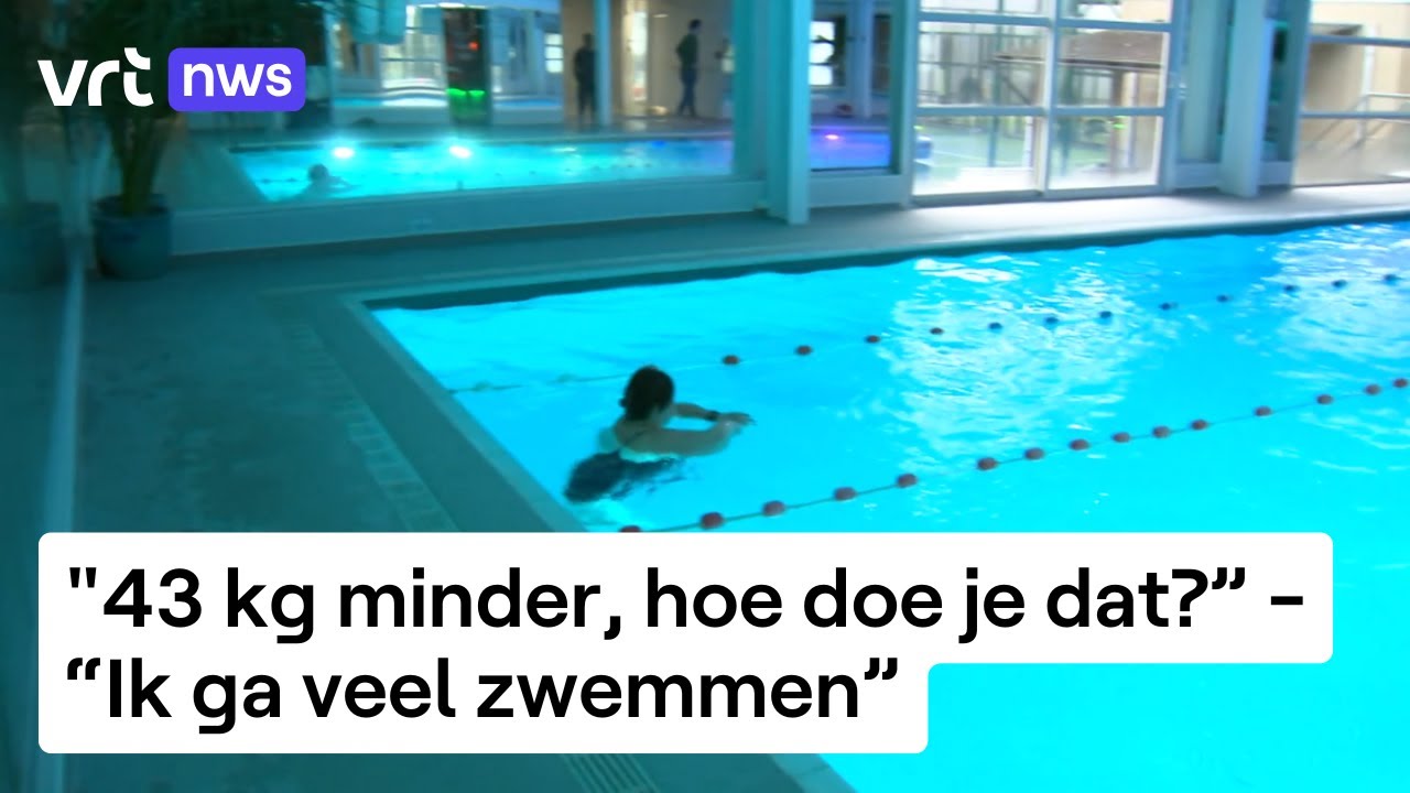 Bezoek aan zwembad waar Maggie De Block traint: 