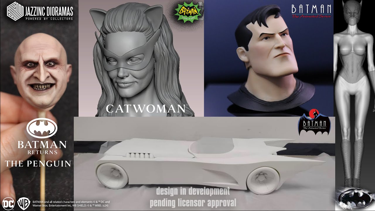 Penguin, Catwoman, Animated Batman, 1966 projects and more: Update feb 2025