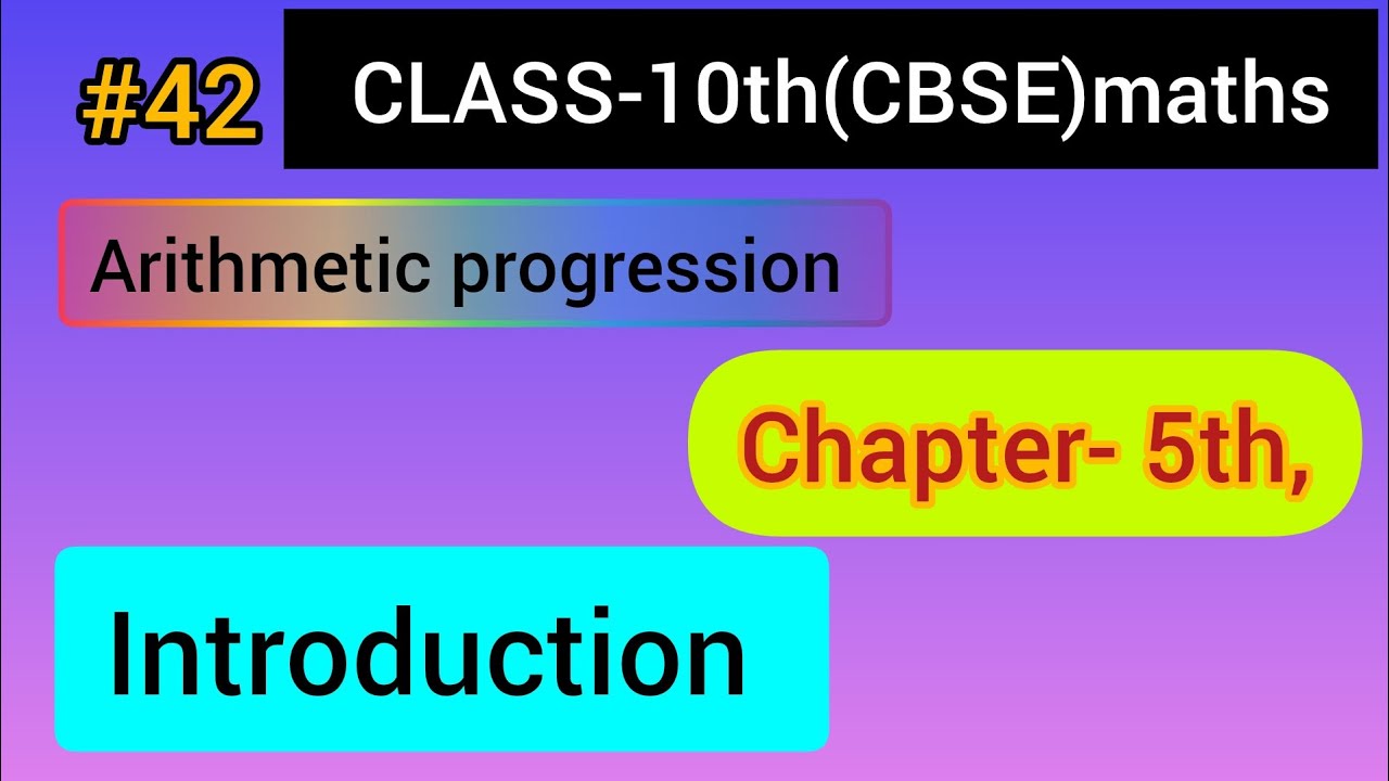 CLASS-10th(CBSE)Maths,Chapter-5th,Introduction.###maths.