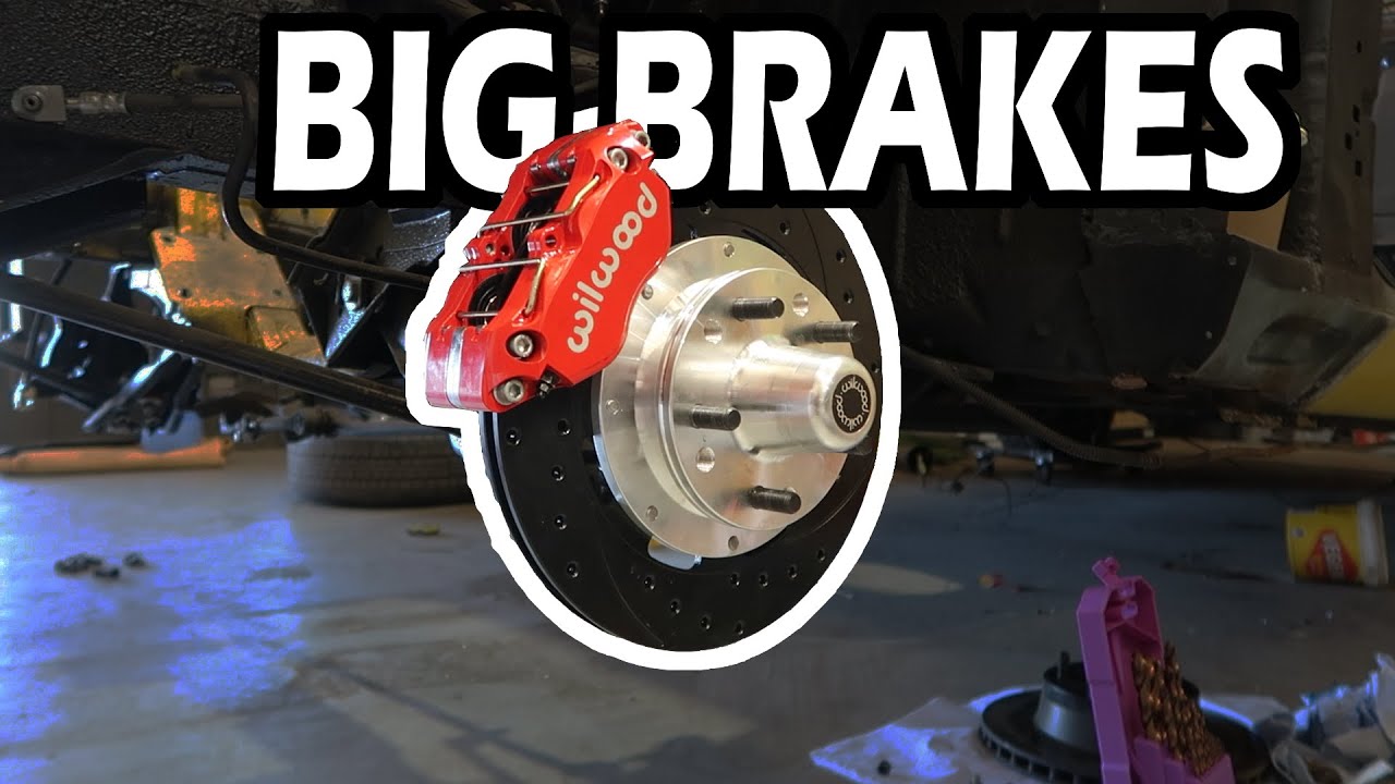 Installing Wilwood big brake kit on the XA Falcon and shaving/smoothing the engine bay.