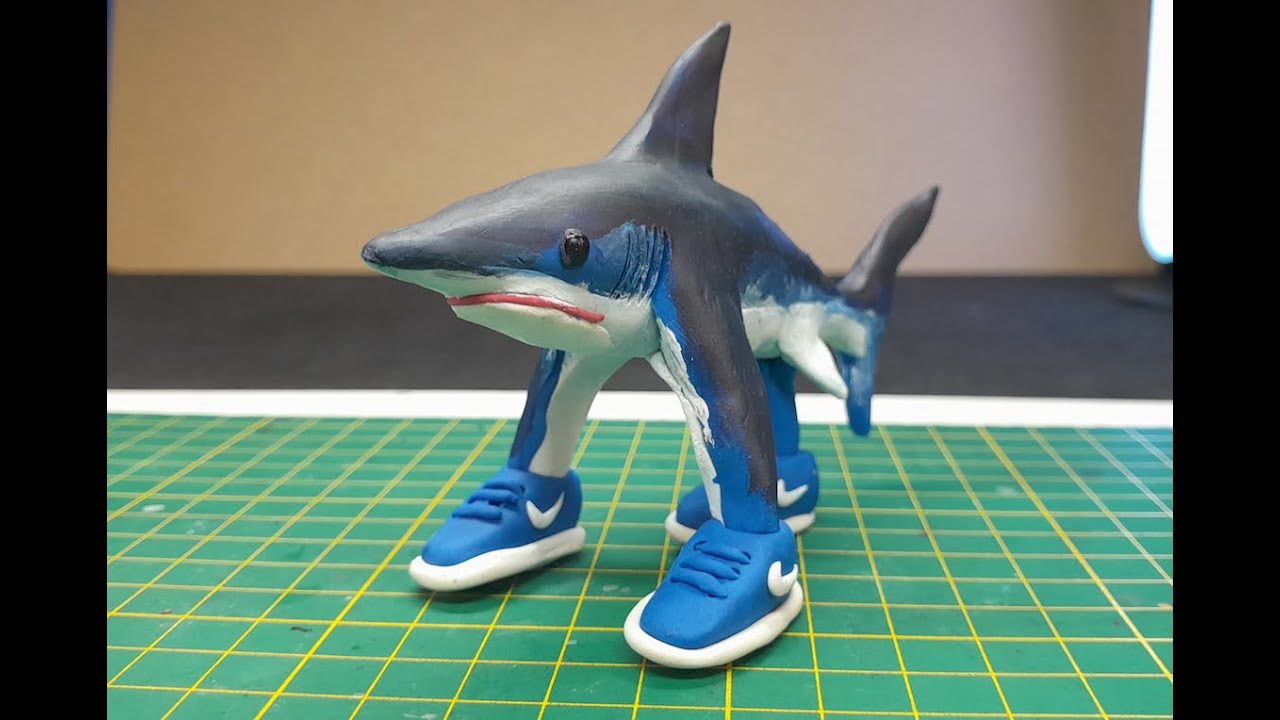 tralalero tralala en plastilina