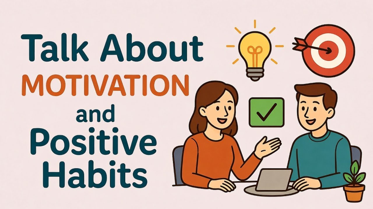 Talk About Motivation and Positive Habits in English | Daily Inspiration | English Podcast