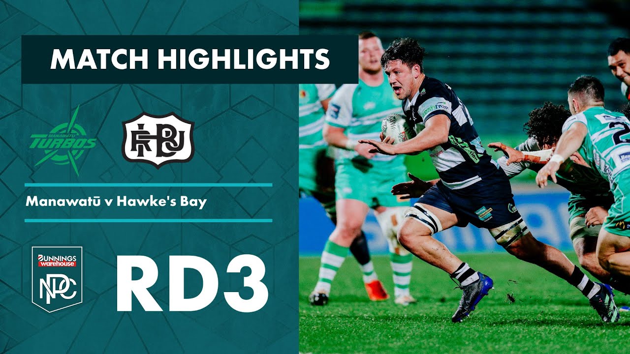 Bunnings NPC 2022 | Round 3 Highlights | Manawatū v Hawke's Bay