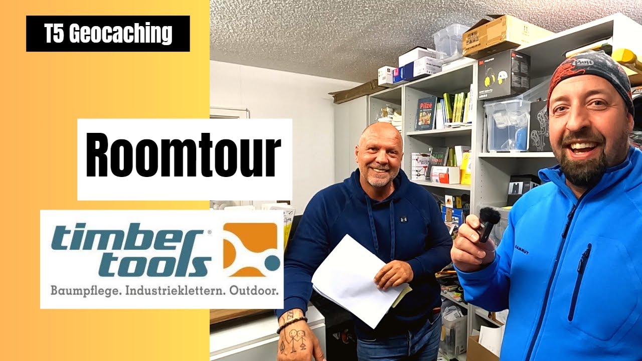 T5 Klettern Geocaching - Roomtour bei Timbertools.de | Blick hinter die Kulissen