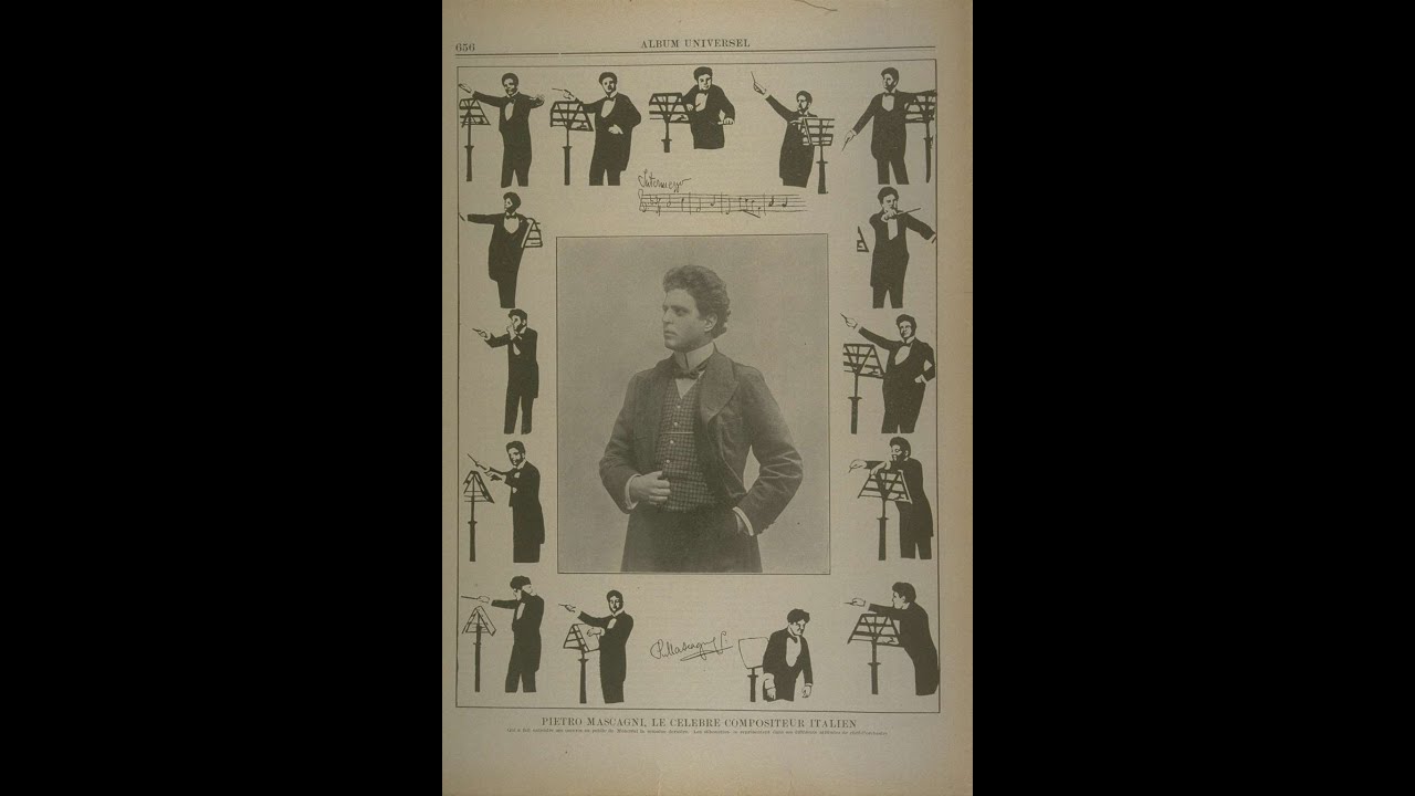 Mascagni:   Le Maschere  -  Ouverture  -  Pietro Mascagni, direttore; Berliner Staatsoper Orchestra