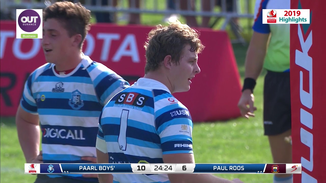 2019 Paarl Boys High vs Paul Roos Highlights