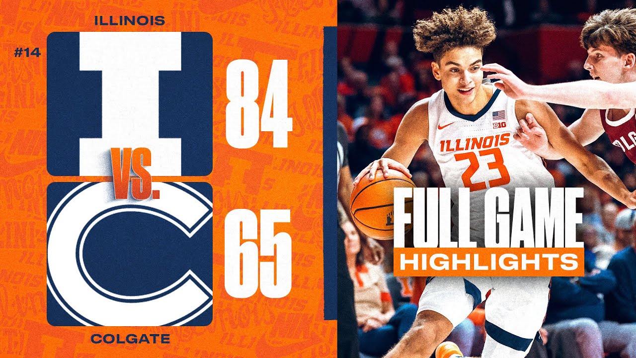 #14 Illinois vs. Colgate | Full Game Highlights 11/14/25