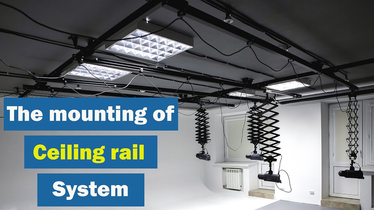 The mounting of RIGERD ceiling rail pantograph system. (ENG.)