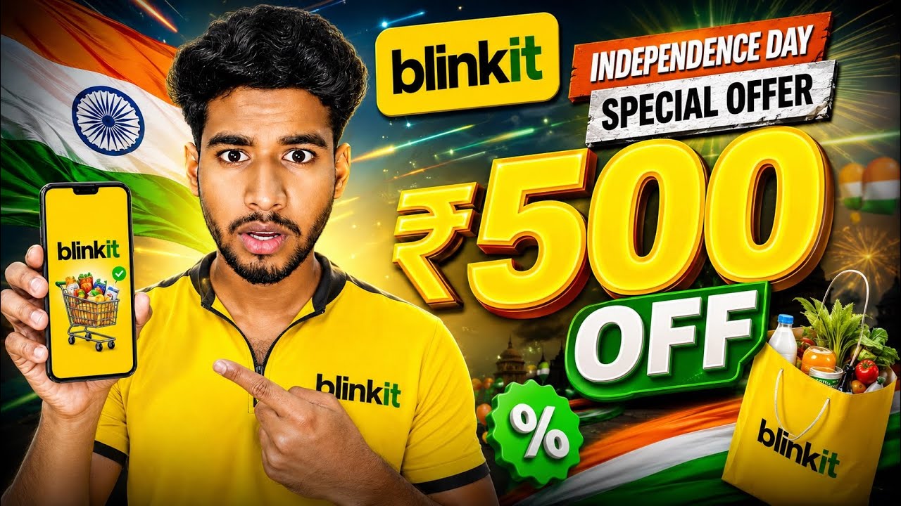 🔥 Blinkit Coupon Code Today 2026 | NEW Blinkit Offers & Best Deals You Should Try 🛒💥