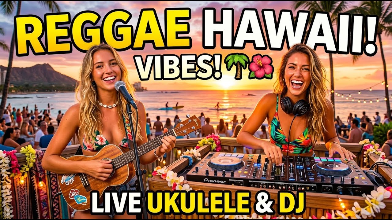 Hawaiian Reggae Paradise 🌊 Tropical Island Chill Reggae Music Mix