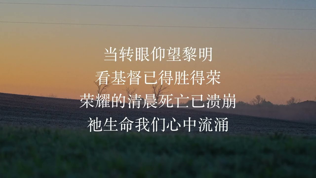 转眼仰望 | Turn Your Eyes by SovereignGraceMusic | Official Mandarin Lyric Video