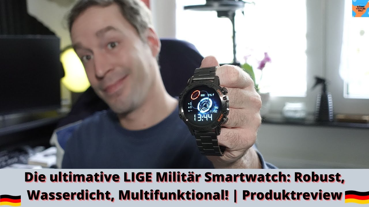 Die ultimative LIGE Milit&auml;r Smartwatch: Robust, Wasserdicht, Multifunktional! | Produktreview