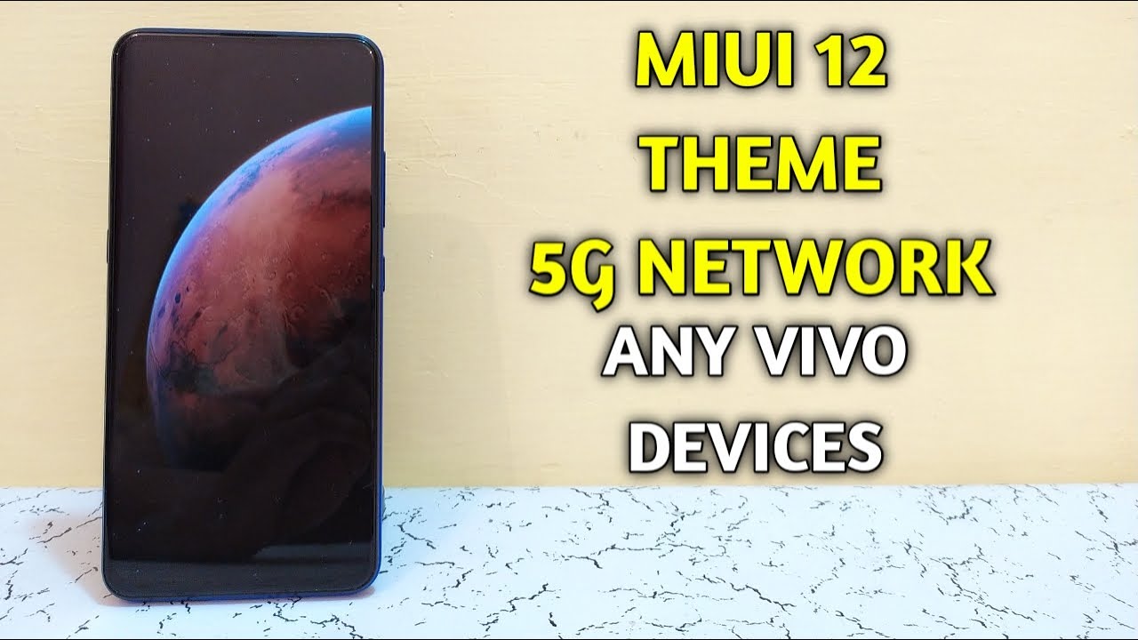 Miui 12 Theme and 5g Network any vivo devices