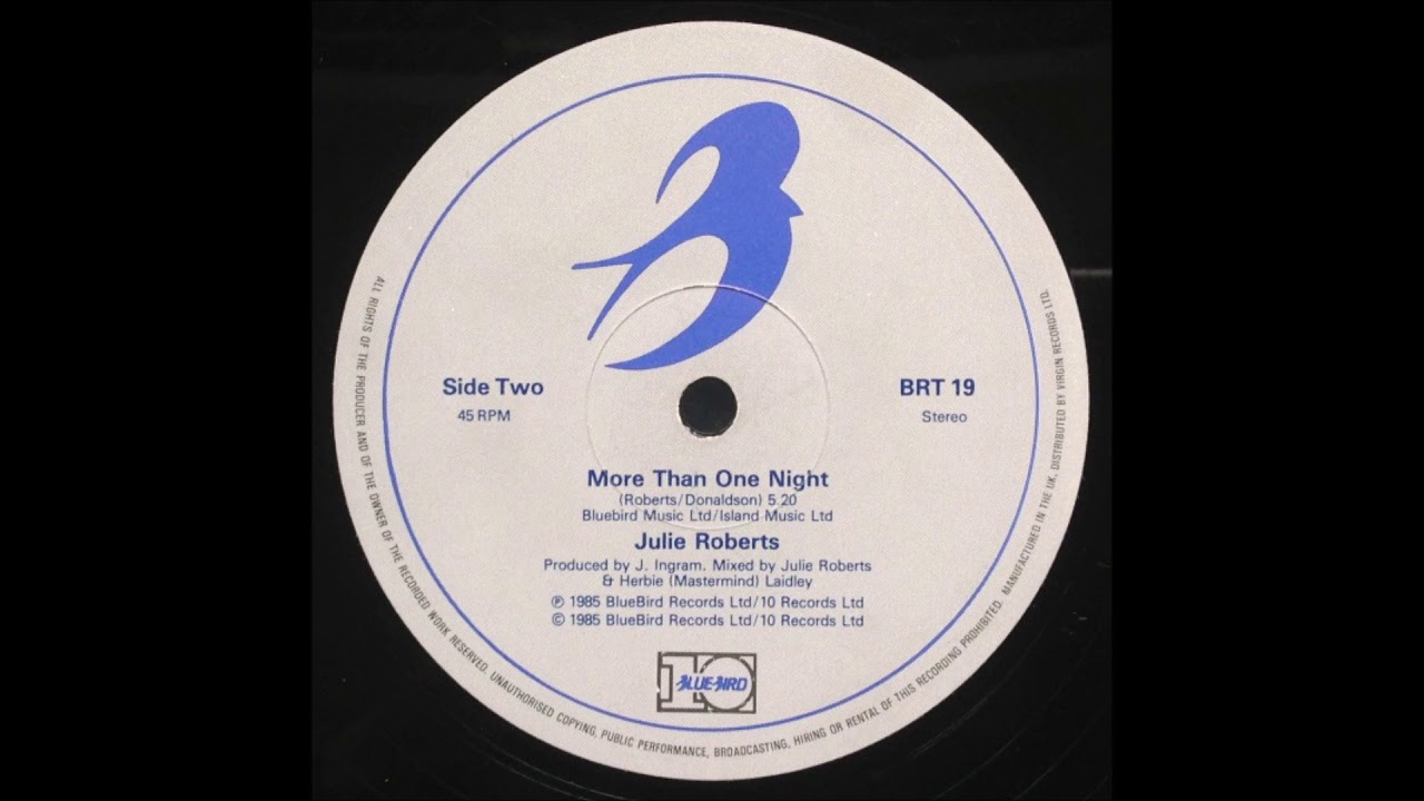 JULIE ROBERTS   MORE THAN ONE NIGHT