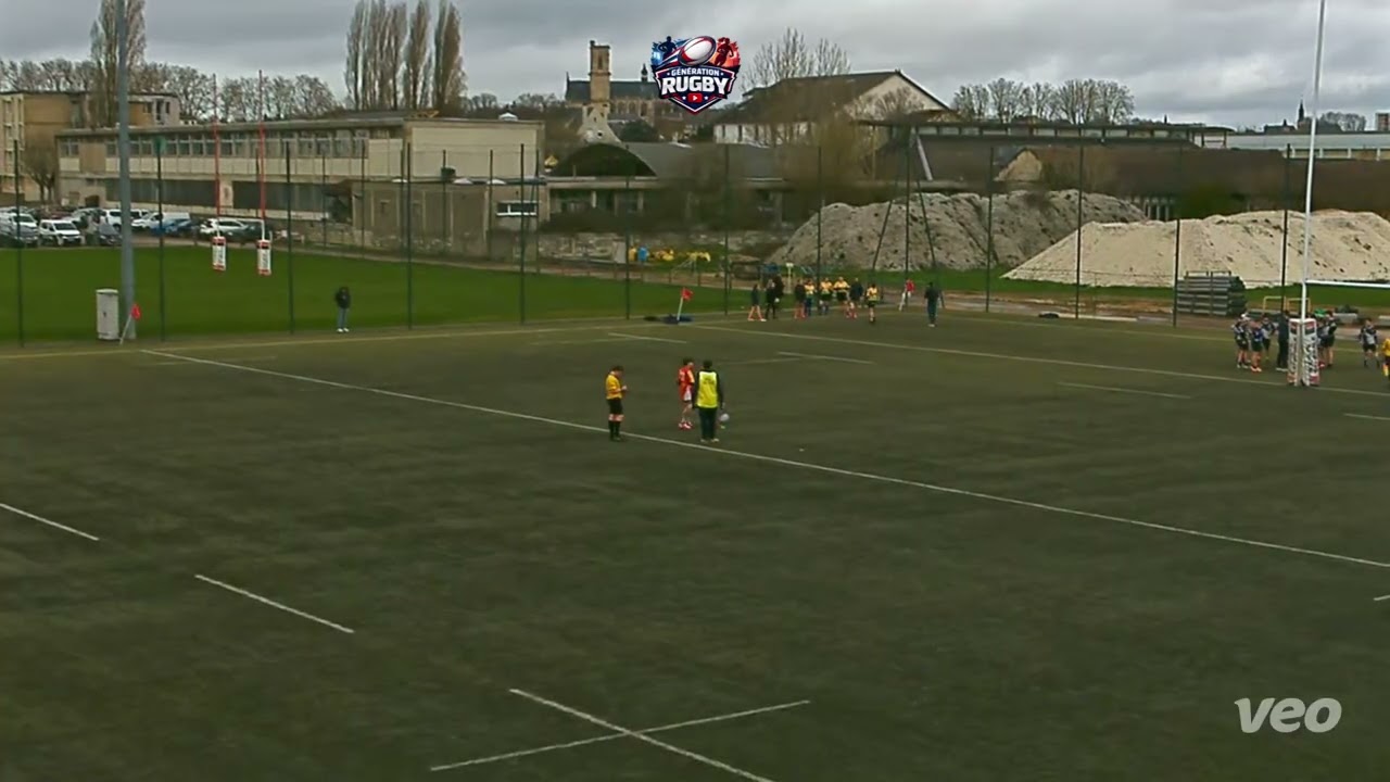 Match Rugby M14 Garçon TNN Côte d'Or vs Nièvre génération 2012/2013