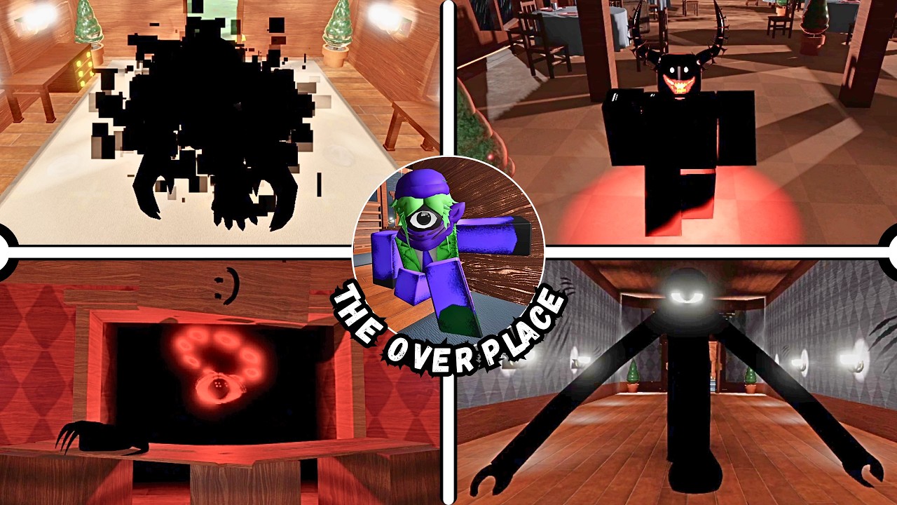 DOORS, но плохой фанатский ремейк: THE OVER PLACE &mdash; Геймплей | ROBLOX