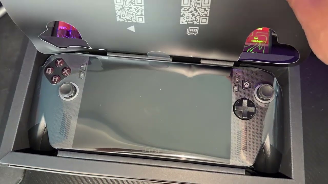 Xbox rog ally x unboxing 