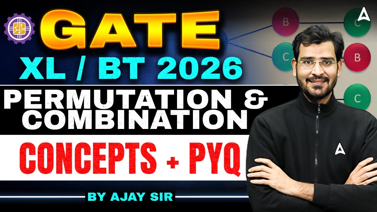 GATE XL 2026 | GATE XL General Aptitude Most | permutation and combination | By Ajay Sir