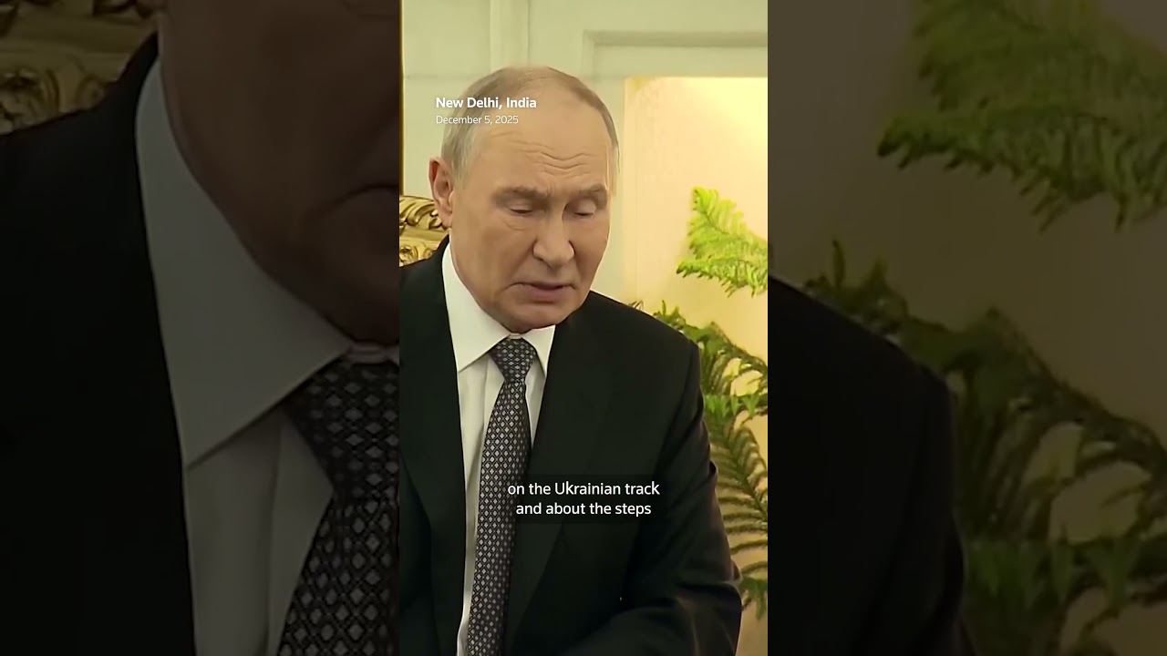 Putin and Modi discuss peace in New Delhi summit
