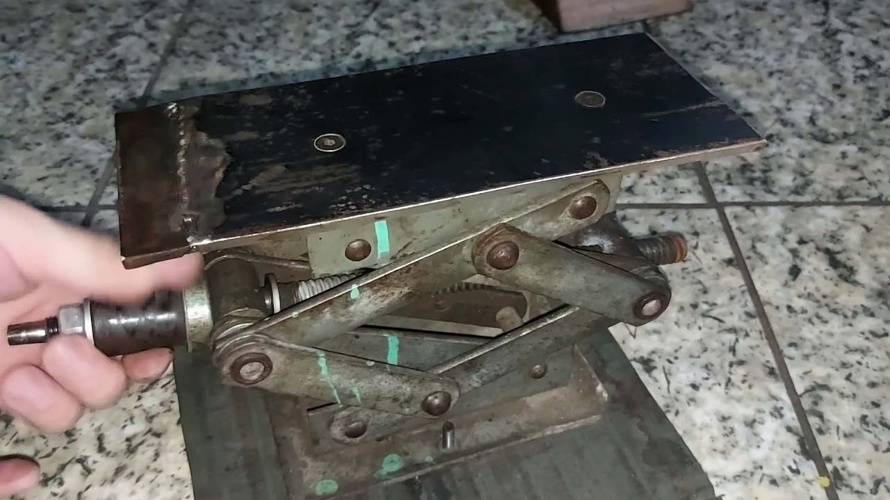 Como fazer um macaco para moto custom Mirage 250