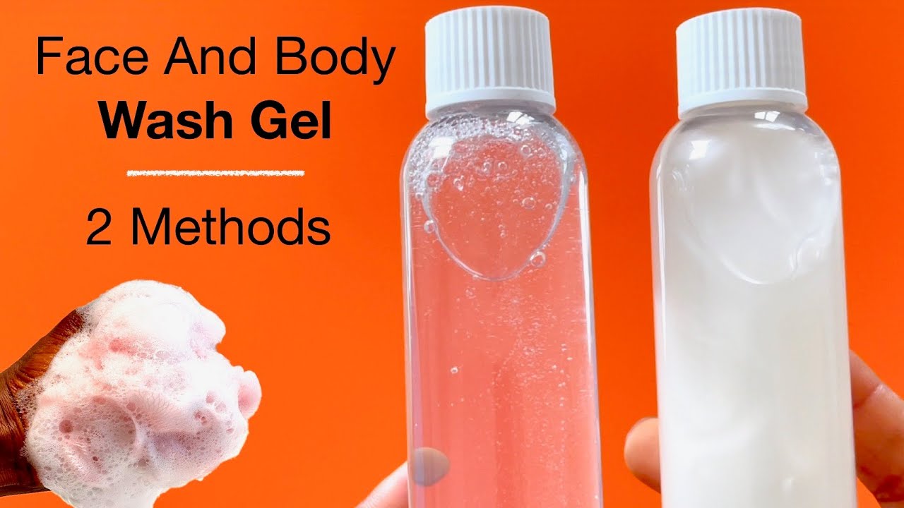 How To Make Transparent And Creamy Liquid Face And Body Shower Gel