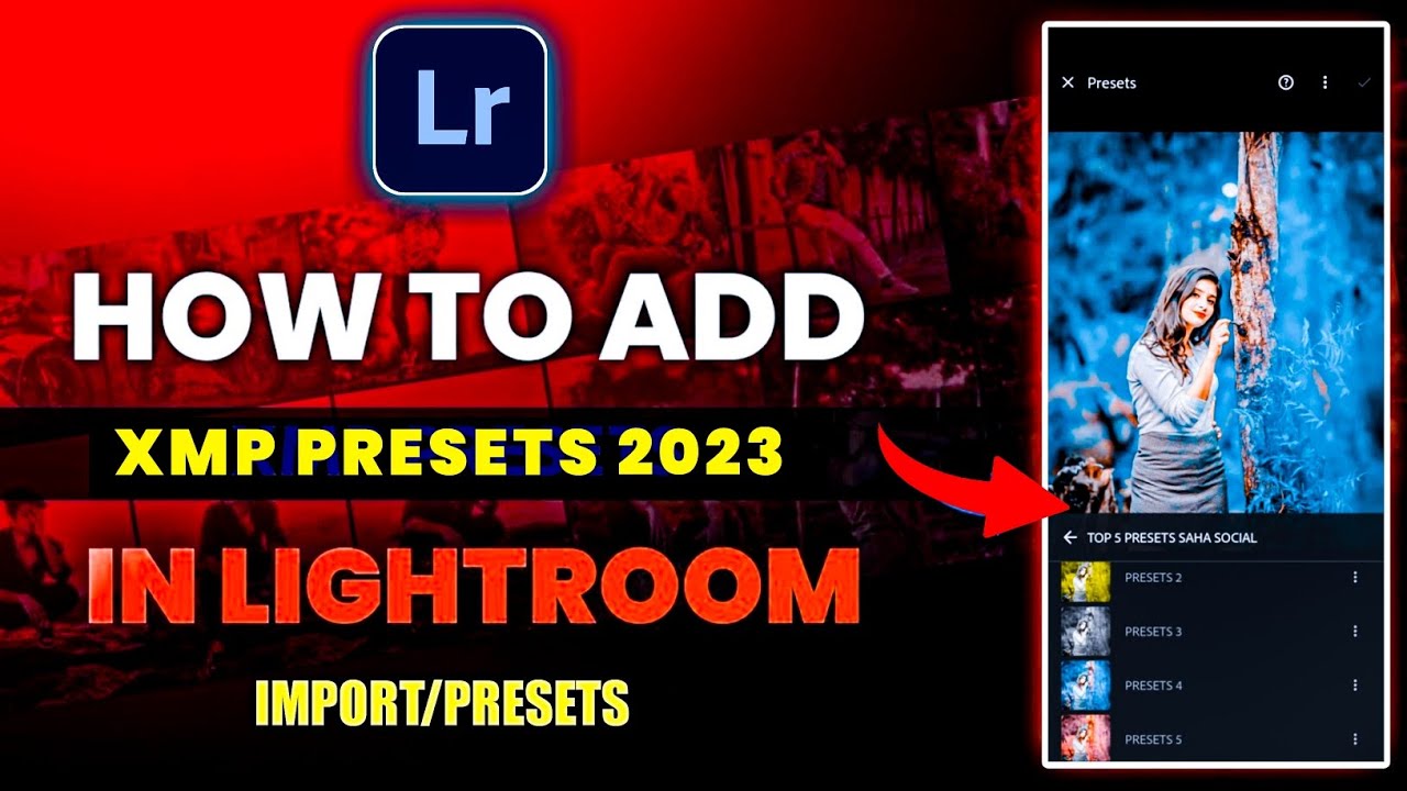 How to add/import Xmp Presets In Lightroom Mobile - Saha Social|Lightroom Presets copy paste