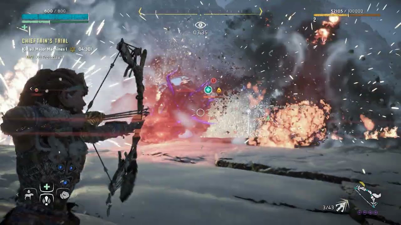 Horizon Zero Dawn | Remastered | Frozen Wilds | Chieftain's Trail | #horizonzerodawn #remastered