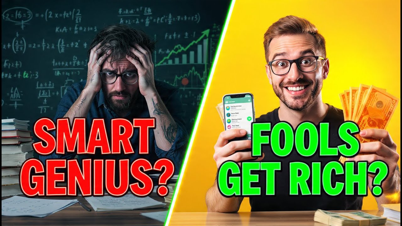why always fools make more money than geniuses?