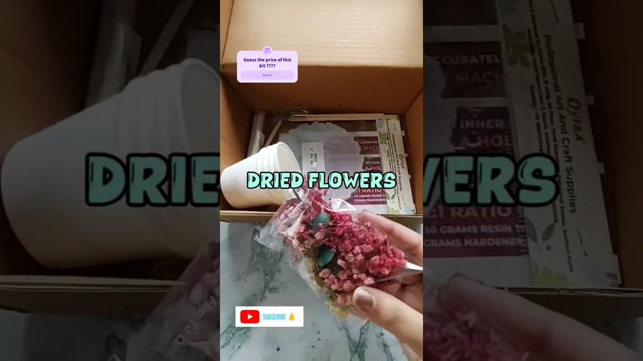 Unboxing a DIY Resin Art Kit ✨ | Oytra Resin Review #resin #unboxing #resinartist