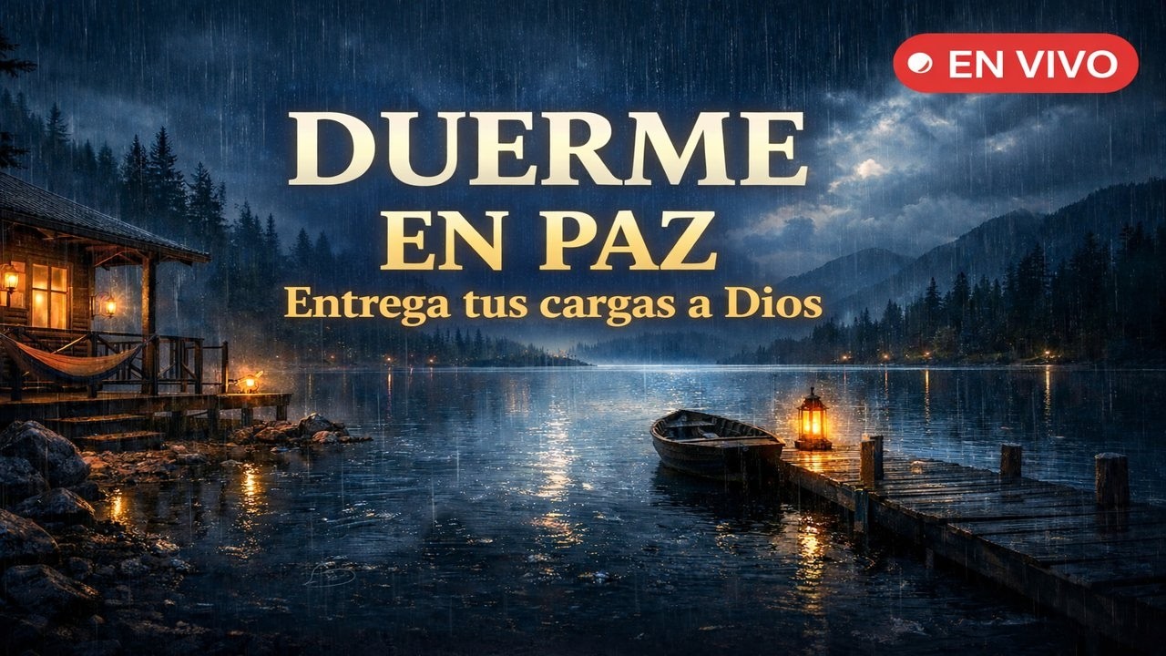 Entra y deja tus cargas a Dios y DUERME EN PAZ