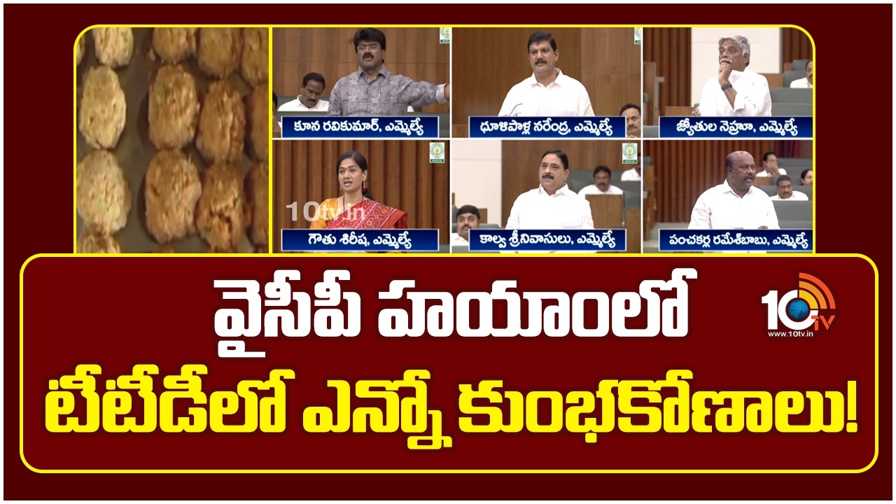 వైసీపీ హయాంలో టీటీడీలో ఎన్నో కుంభకోణాలు! | TDP Alliance MLAs on Tirumala Laddu Adulterated Ghee