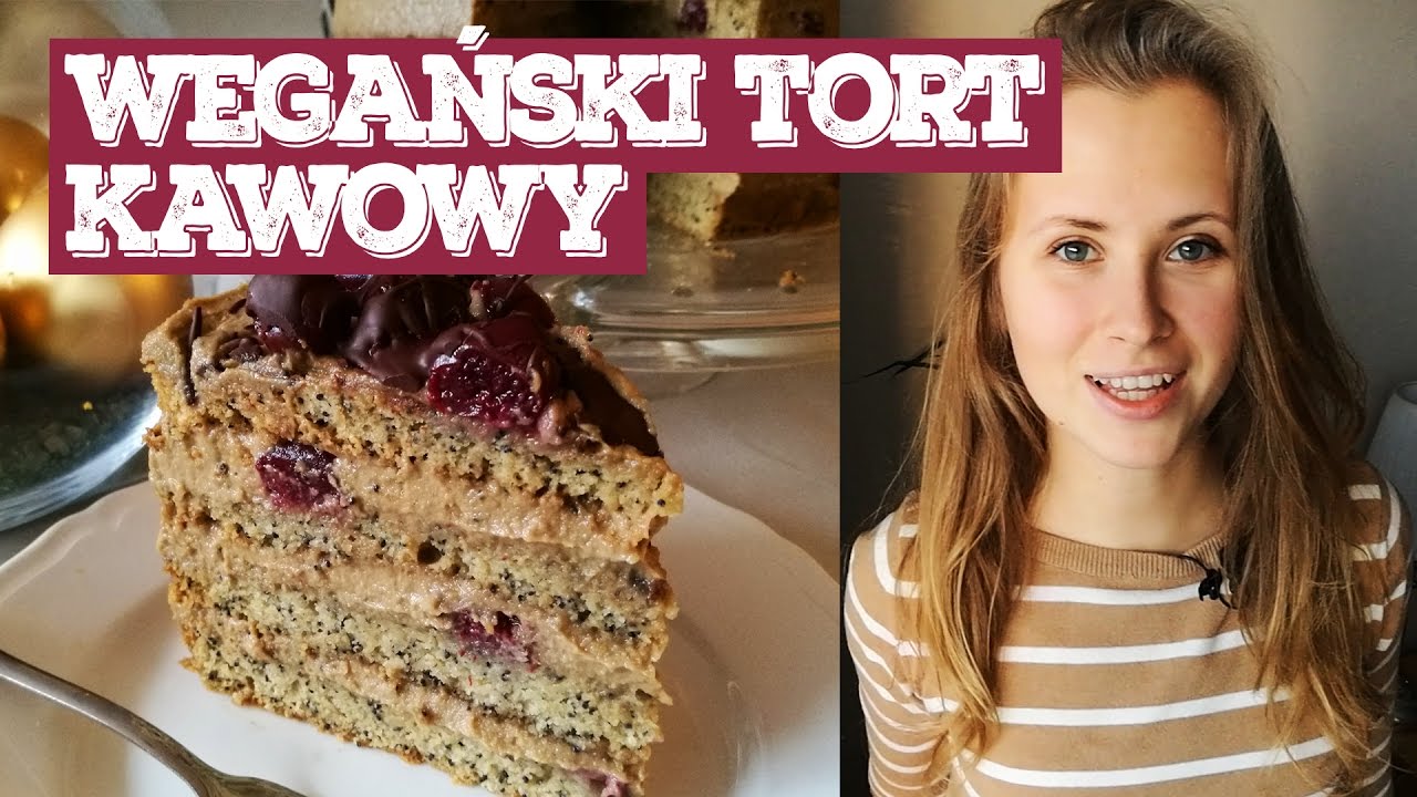 WEGAŃSKI TORT KAWOWY Z WIŚNIAMI I KREMEM Z NERKOWCÓW | Savory or Sweet?