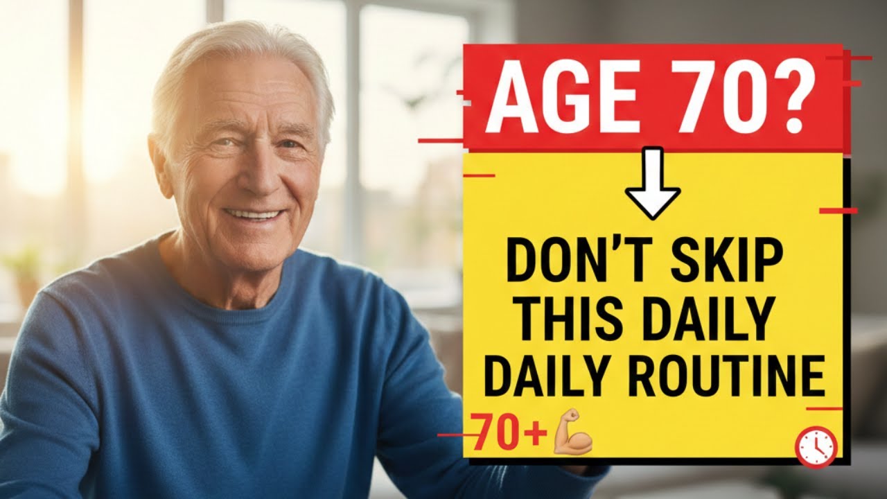 Age 70? This Daily Routine Keeps You Strong & Independent