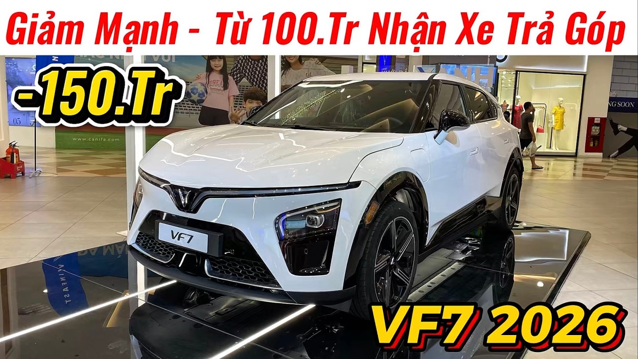 ✅Giảm Mạnh Vinfast VF7 2026 Đầu Xuân | Thay Thế Xe Xăng Hạng C như CX5, Tucson | Giá Xe Việt