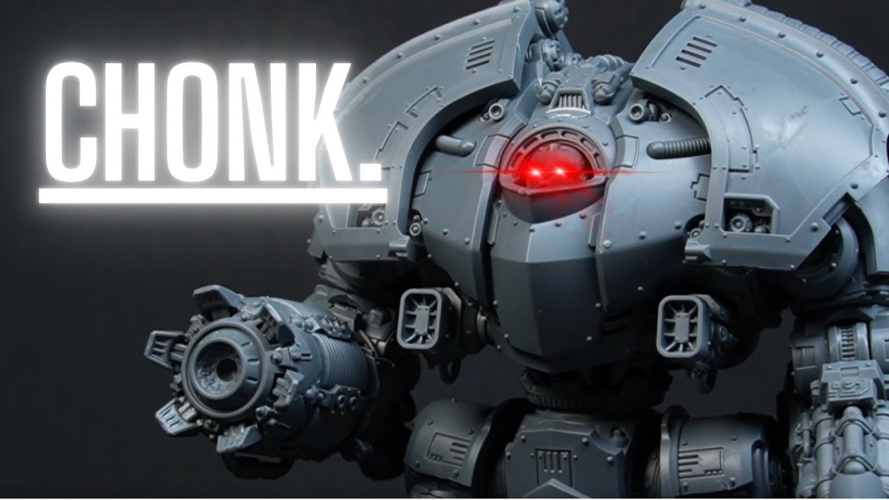 Saturnine Dreadnought Speed Build + Size Comparison | Warhammer 30k/40k The Horus Heresy Model Lofi