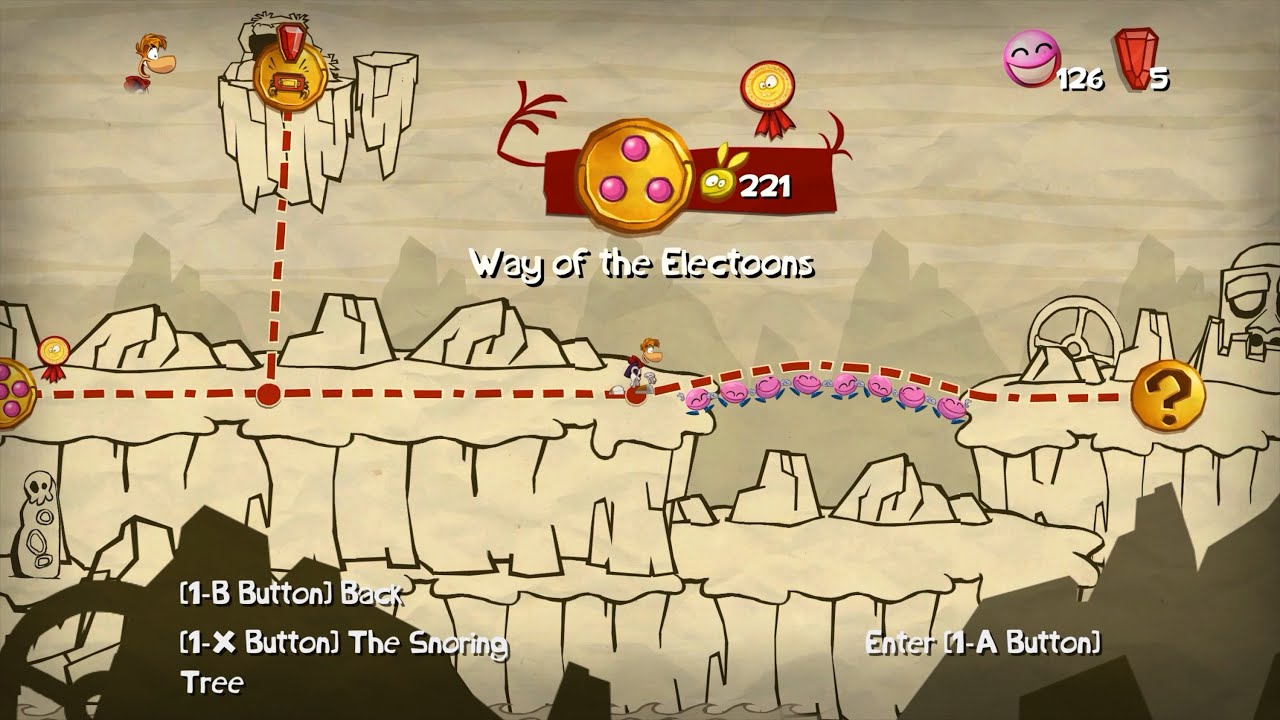 Rayman Origins 100% - Mystical Munkeys