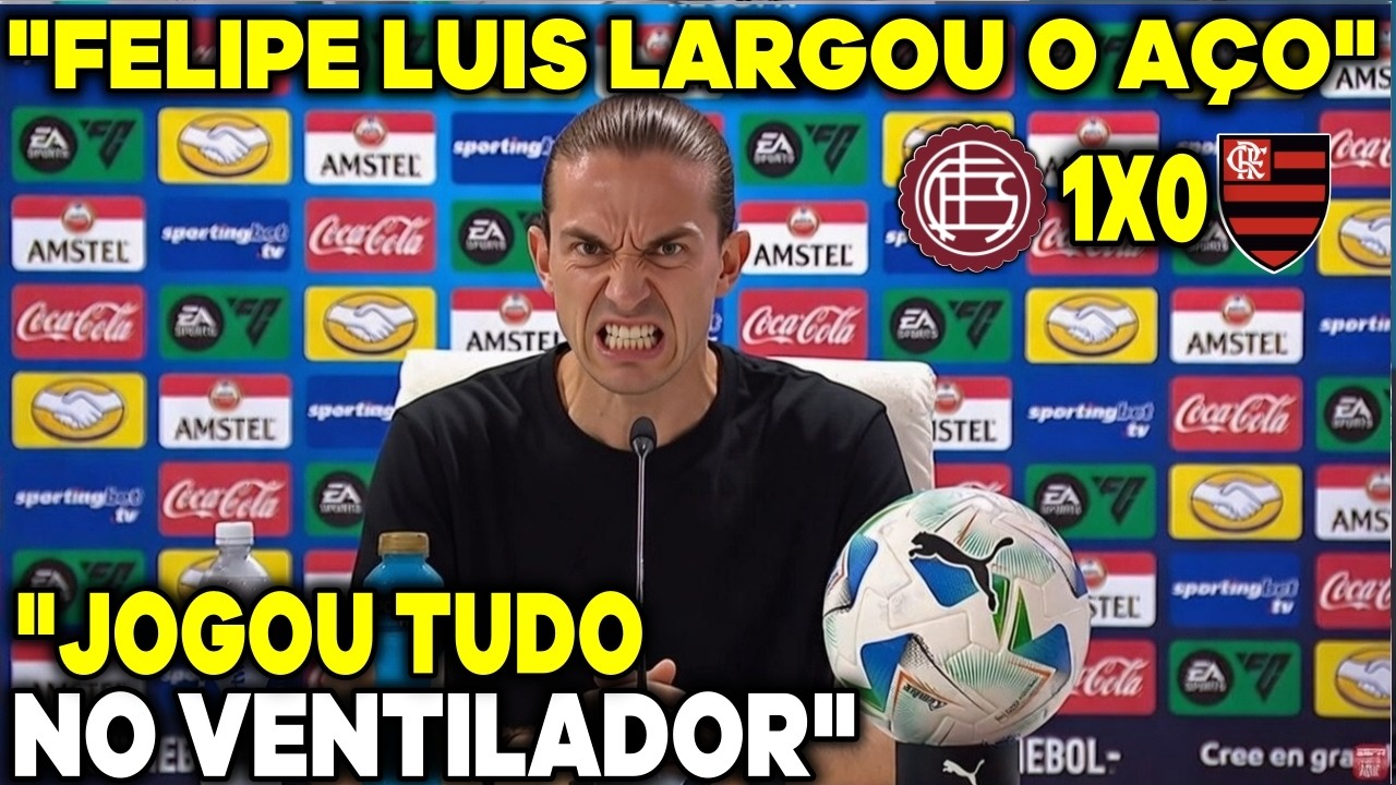 😱FELIPE LUIS JOGOU TUDO NO VENTILADOR 