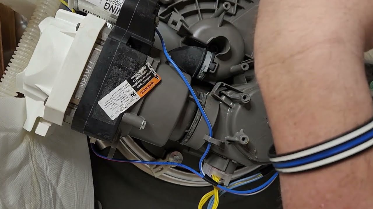 Maytag Dishwasher Easy Circulation Motor Pump Repair and Capacitor Replacement