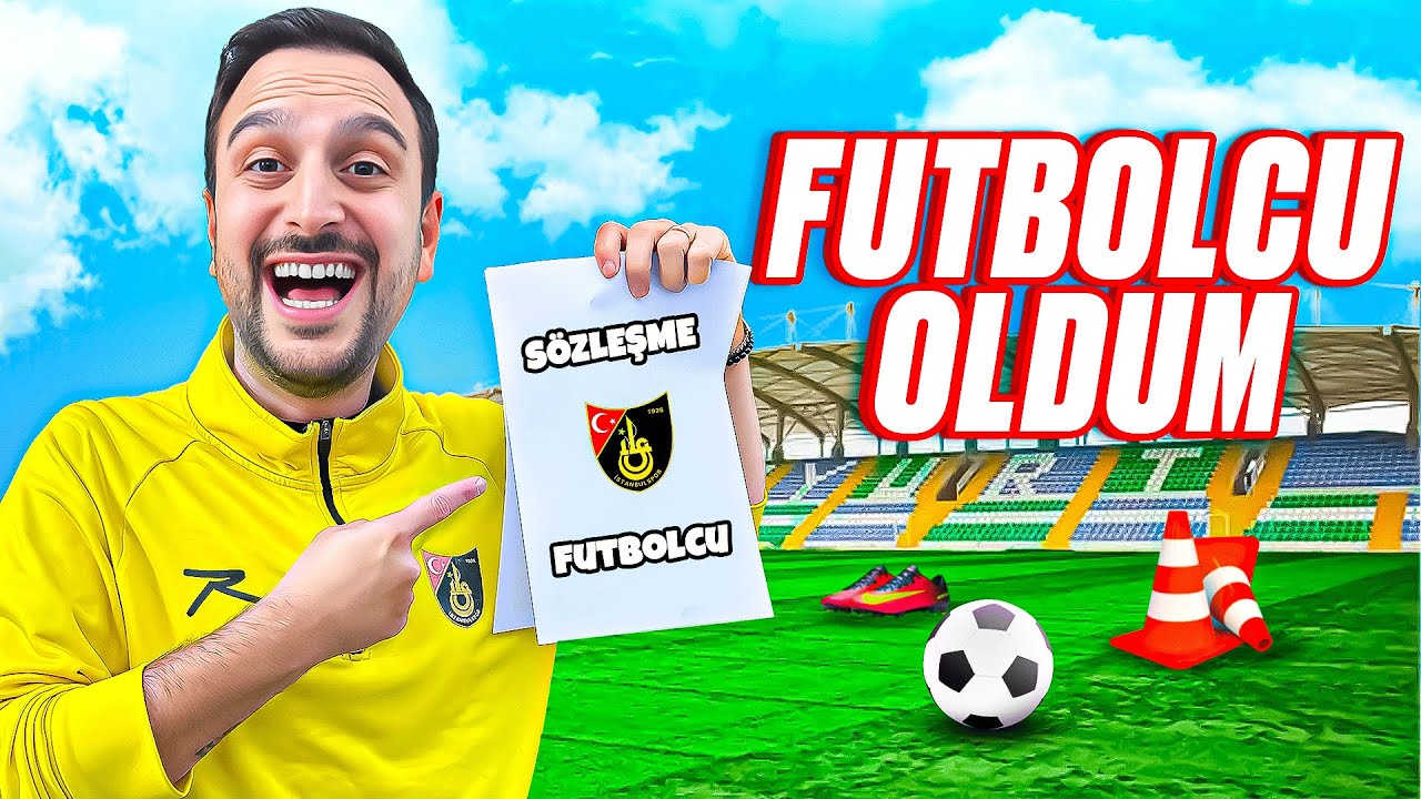 BİR GÜNLÜĞÜNE PROFESYONEL FUTBOLCU OLDUM !