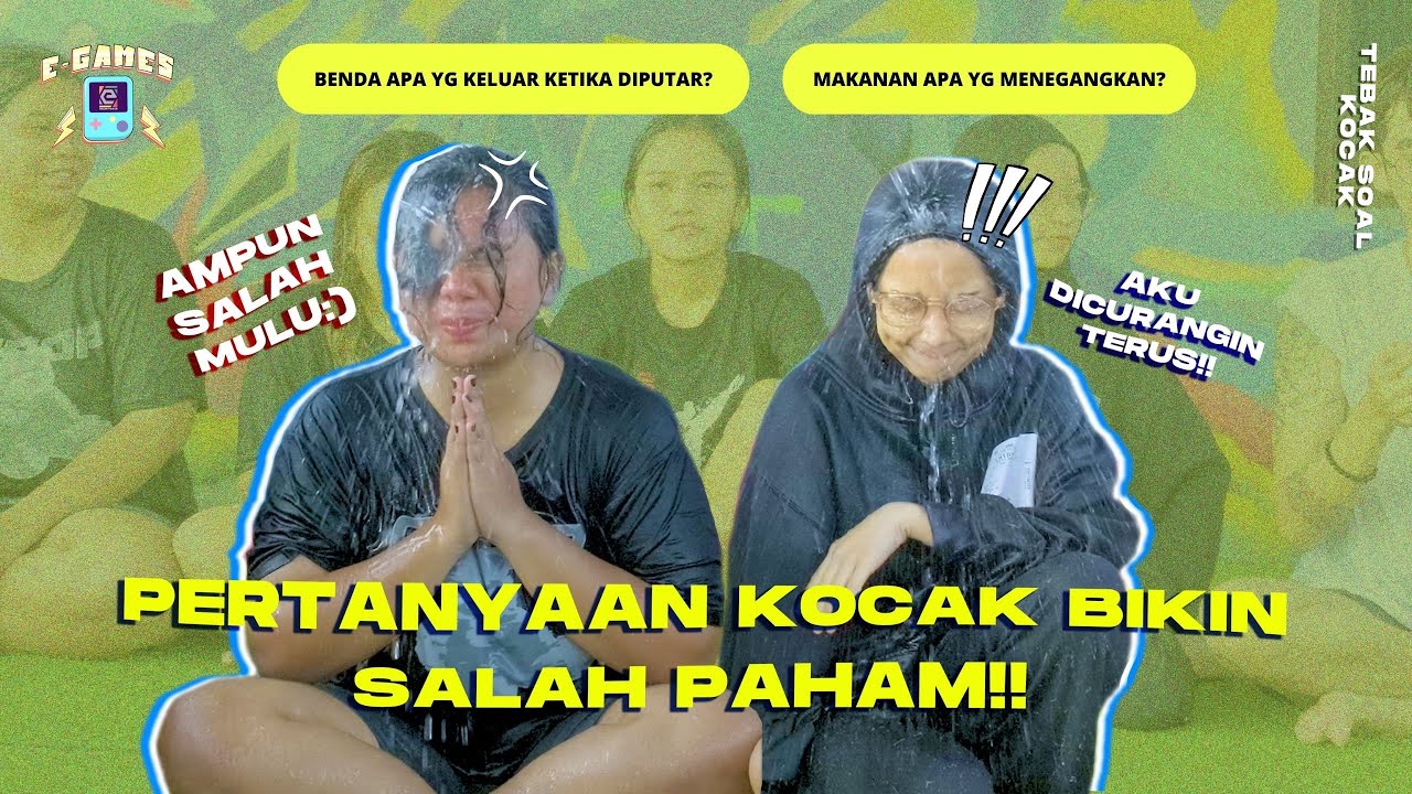 [E-GAMES] PERTANYAANNYA BIKIN SALAH PEMAHAMAN!! || TEBAK SOAL KOCAK