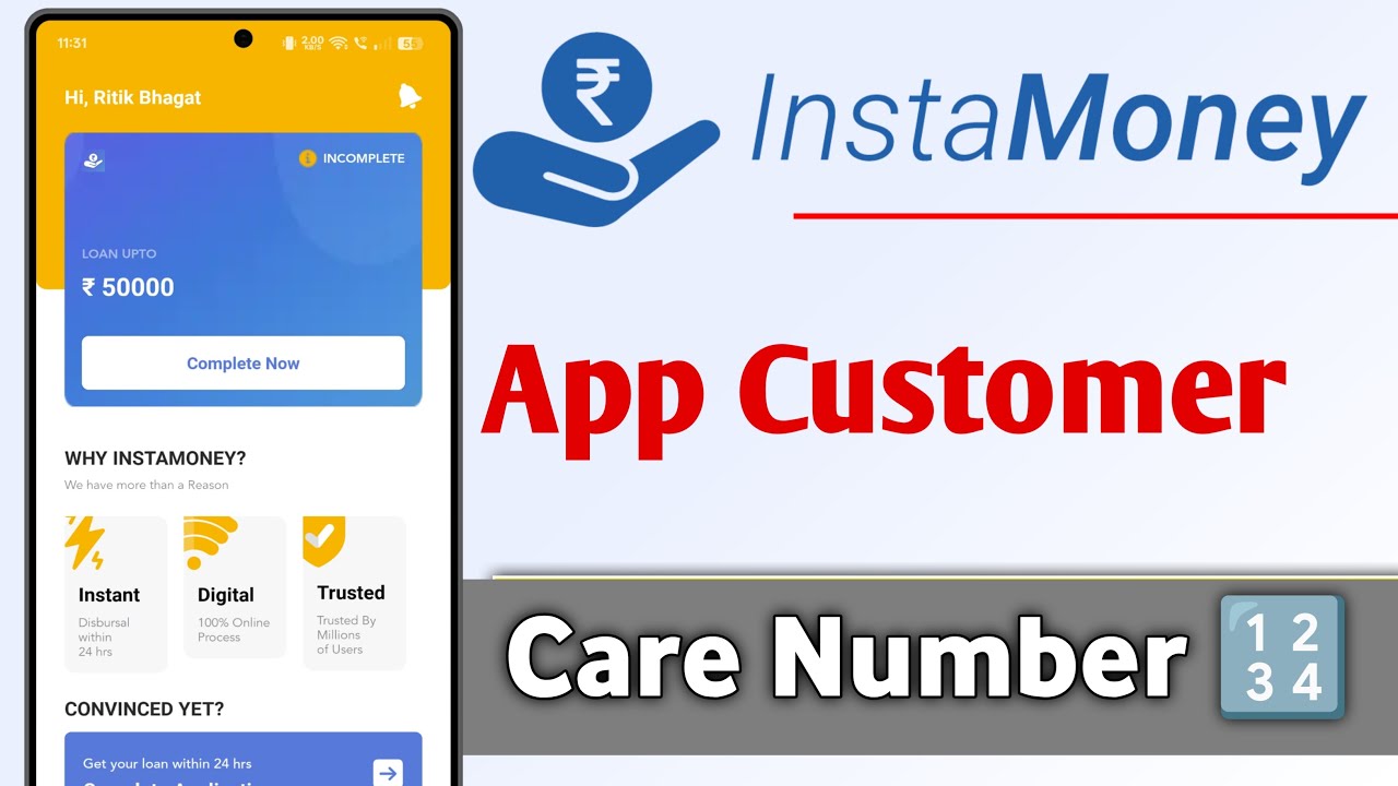 InstaMoney Loan App Customer Care Number