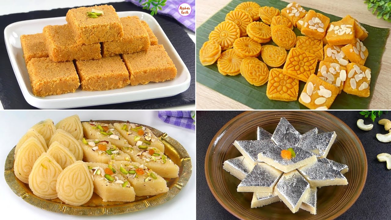 ৪টি সহজ ও মজার হালুয়া রেসিপি একসাথে | Buter Daler halwa, sujir halua, dimer halwa, badam halwa