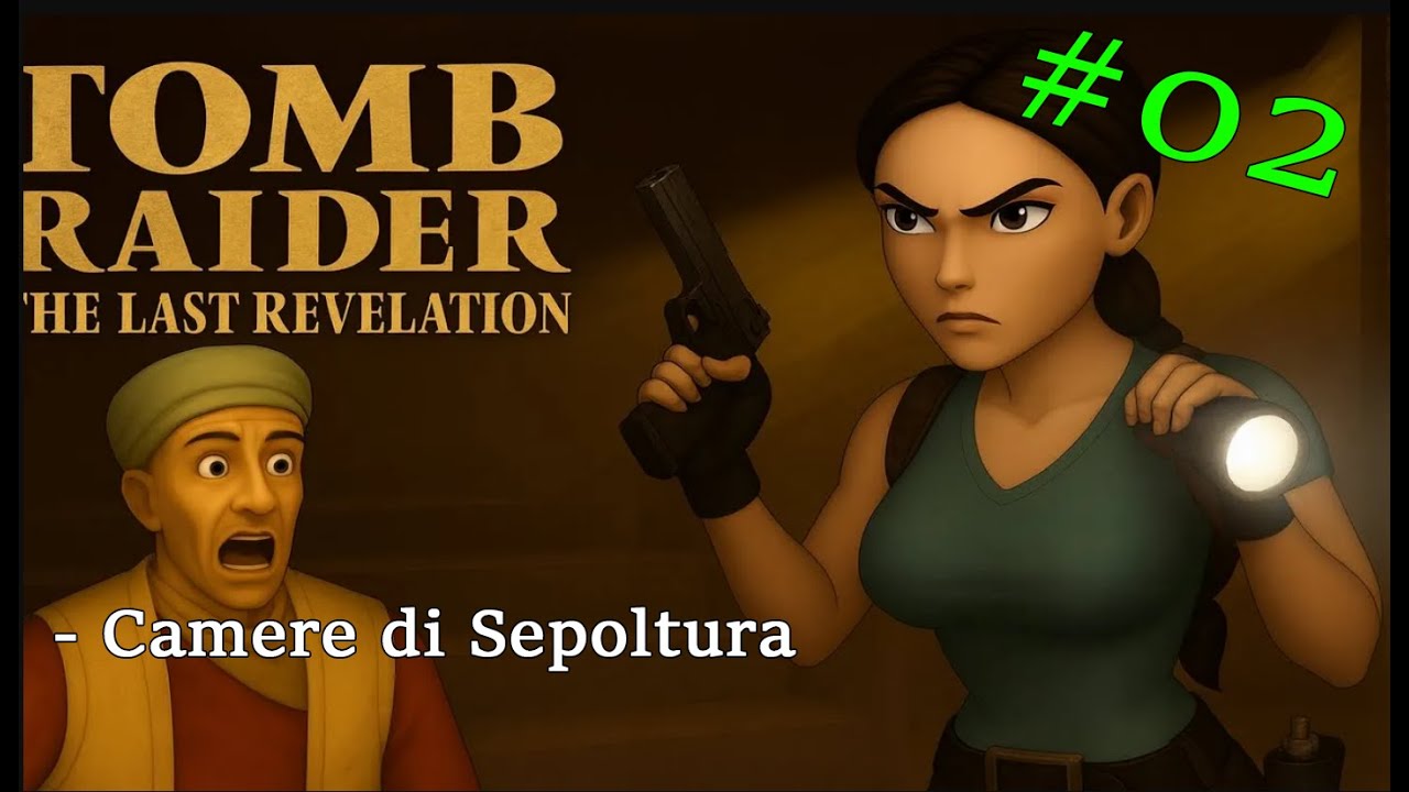 Tomb Raider 4 The Last Revelation - Camere di Sepoltura - Parte 02  #gameplay #nocommentary