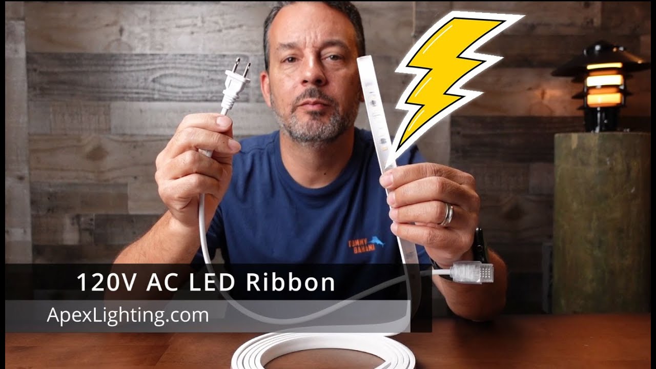 120V AC Line Voltage LED Ribbon by Apex Lighting