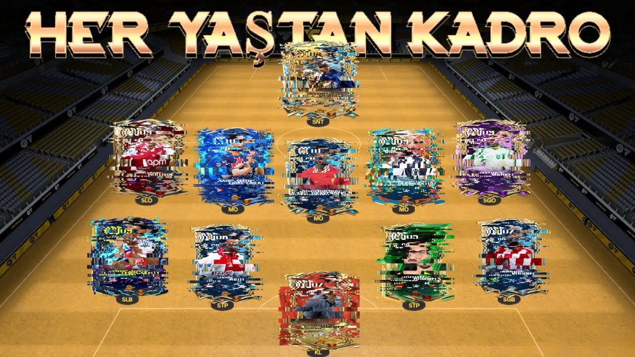 Her Yaştan Futbolcularla Efsane Kadro Kurduk! 👶👦👨‍🦳