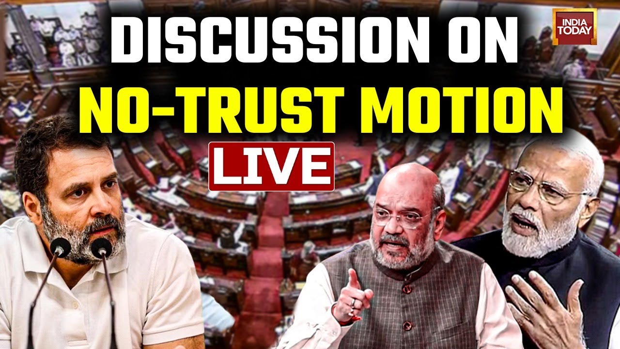No-Confidence Motion LIVE Update: Stage Set For No-Trust Debate| Rahul Opts Out Of Initiating Debate